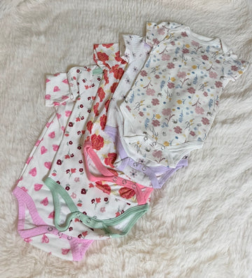 Bodysuits 5 pieces pack for baby boys & girls