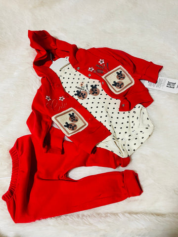 Outfit 3 pieces for baby girls