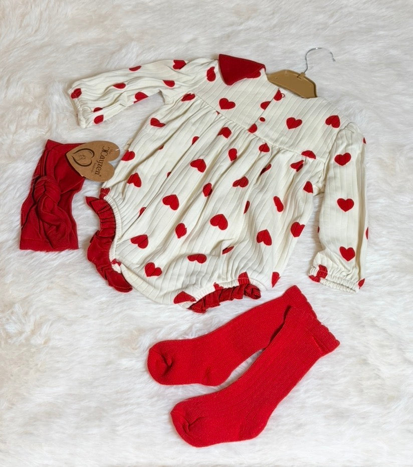 Body suits 3 pieces baby girls long sleeves