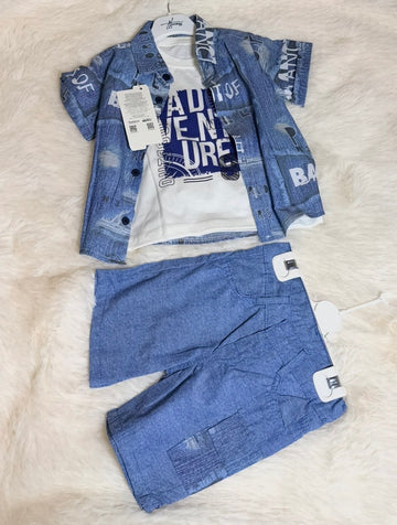Clothes summer 3 pieces for boys