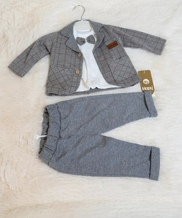 BABY BOY SET 3 PIECES COTTON