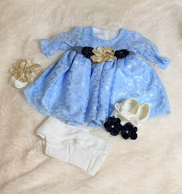 Baby girls dress 4 pieces