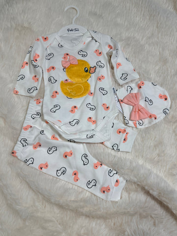 Sets 3 pièces for baby girls
