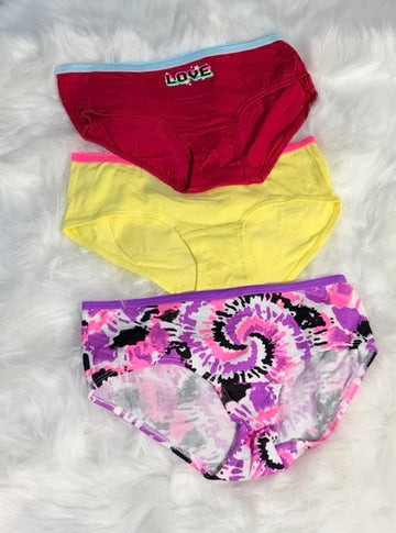 Girl panties 3 pack cotton