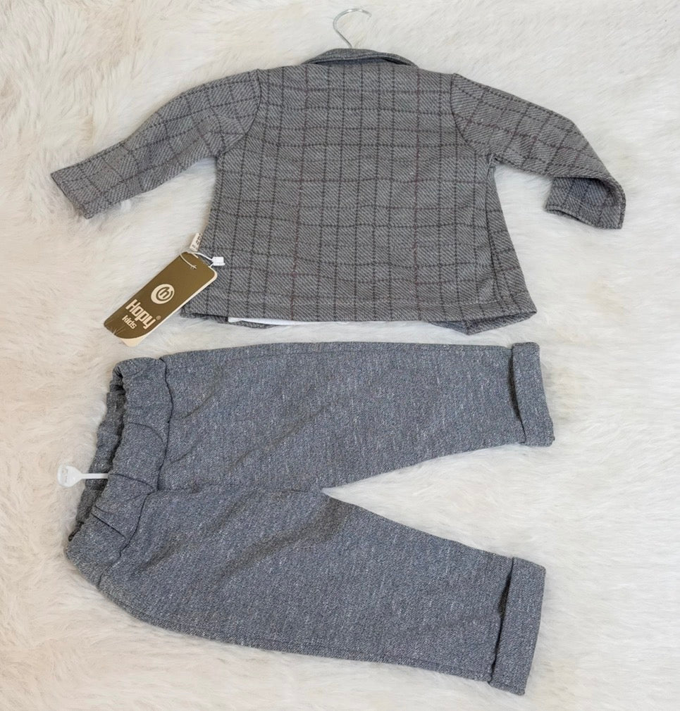 BABY BOY SET 3 PIECES COTTON